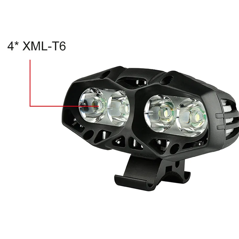 Perfect 22000LM 4x XML-T6 LED Bike Bicycle Cycling Front Light Headlamp Headlight 4 Mode Bike Wheel Light  Bike Accessories Super Bright 13