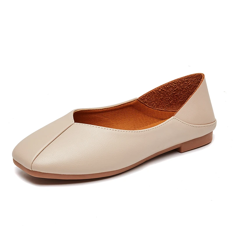 

Single Shoes Women 2019 Spring New Flat Shoes Korean Version Of A Pedal Lazy Evening Shoes