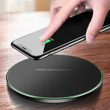 Qi Быстрое беспроводное зарядное устройство для huawei Mate20 Pro iphone 8 X/XS samsung S7 S8 S9 зарядное устройство аксессуары для ресивера