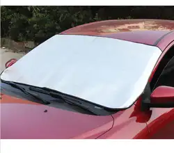 150x70 см автомобилей зонт от солнца спереди и сзади Пленки Лобовое стекло козырек крышка УФ-фильтра защита отражателя автомобиль-Стайлинг