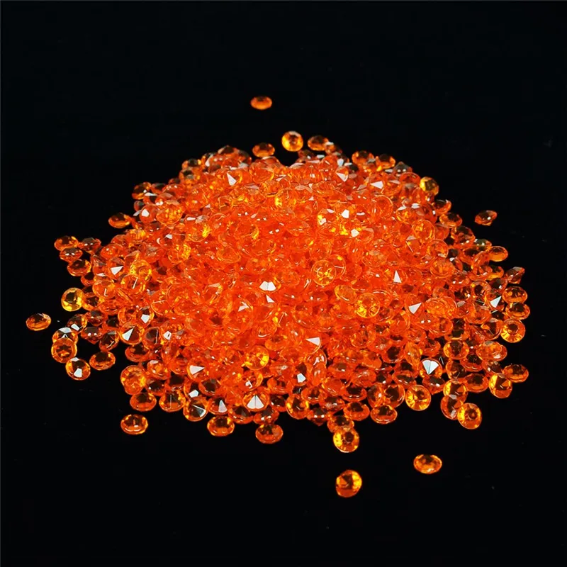 1000 Pcs Clear Acrylic Crystal Bling Transparent Confetti Wedding Party Decoration Wedding table diamond High Clarity