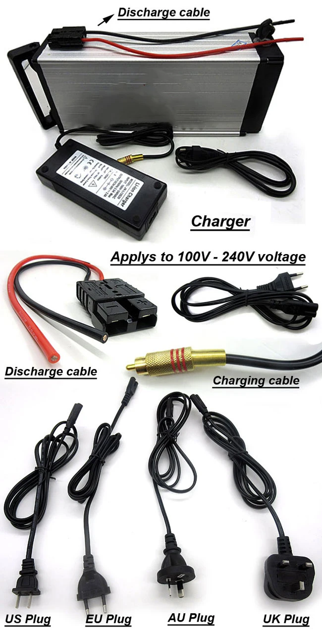 Sale 60V 10Ah 500W Electric Bike Battery Lithium Ion Battery Pack For Ebike Electric Scooter Battery Silver Fish For Bafang 8Fun 2