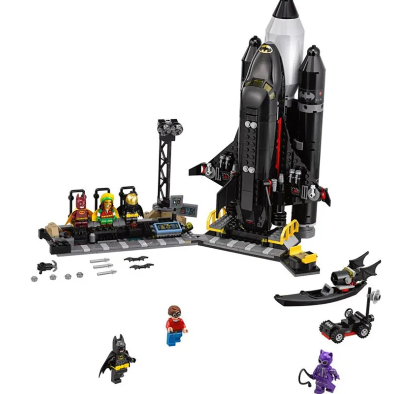 

Compatible with Legoings Batman Super Heroes Batmantks Movie The Bat-Space Shuttle Building Bricks Blocks Toys