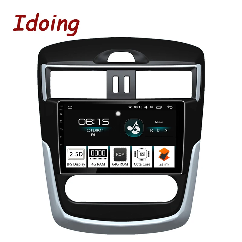 Sale Idoing 9"2.5D IPS Car Android 8.0 Radio Vedio Multimedia Player Fit Nissan Tiida 2016 4G+64G Octa Core GPS Navigation Glonass 0 Sale Idoing 9"2.5D IPS Car Android 8.0 Radio Vedio Multimedia Player Fit Nissan Tiida 2016 4G+64G Octa Core GPS Navigation Glonass 0