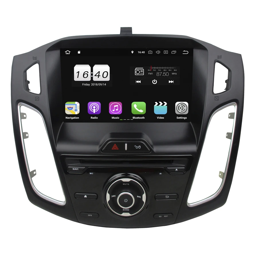 Navirider GPS навигация для Ford Focus 2012 2013 9 &quotПолный сенсорный экран автомобиля android 10 64