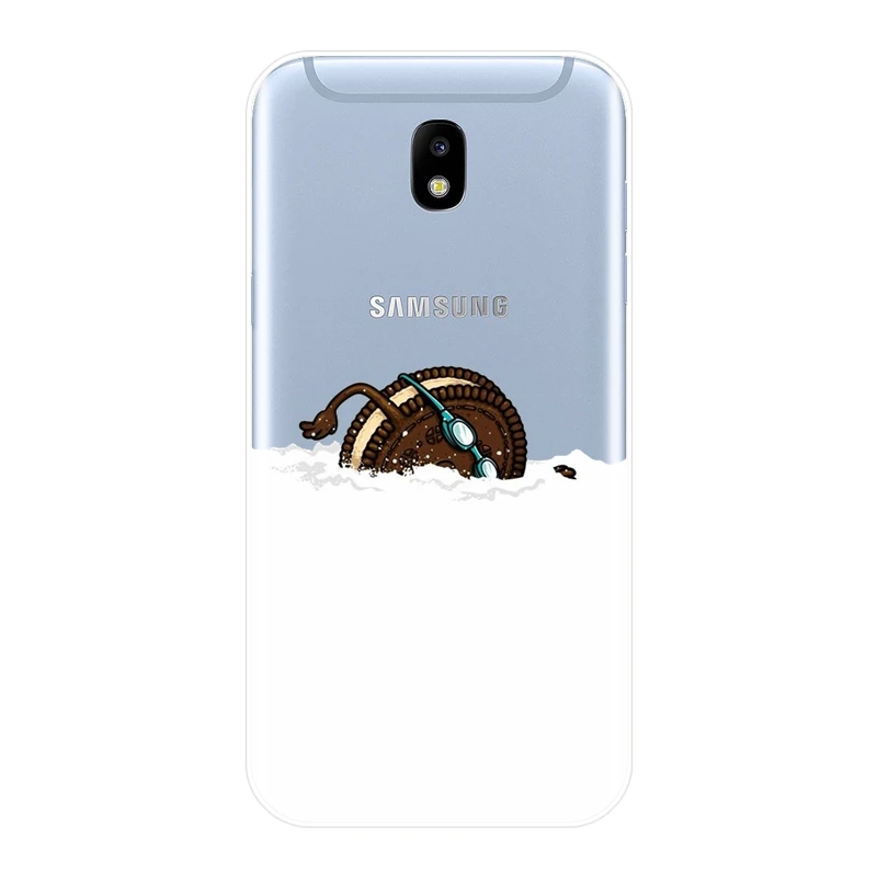 Мягкая задняя крышка авокадо для Samsung Galaxy J4 J6 J8 Plus силиконовый чехол телефона J3 J5 J7