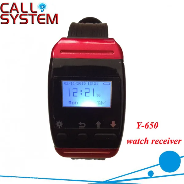 NEW Y-650 Electronic watch wrist calling receiver