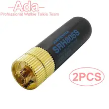 2 Шт. Антенна SRH805S SMA-F Женский 5 см Dual Band VHF/UHF 144/430 МГц Для Baofeng УФ-5R УФ-82 УФ-В5 BF-888S и т. д