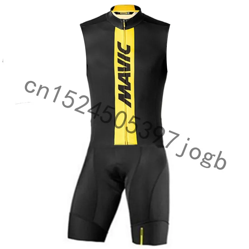 MAVIC Pro Team, спортивный костюм для велоспорта, Триатлон, Ropa Ciclismo, Майо, комбинезон для шоссейных гонок, облегающий костюм без рукавов, комплект из Джерси - Цвет: 17