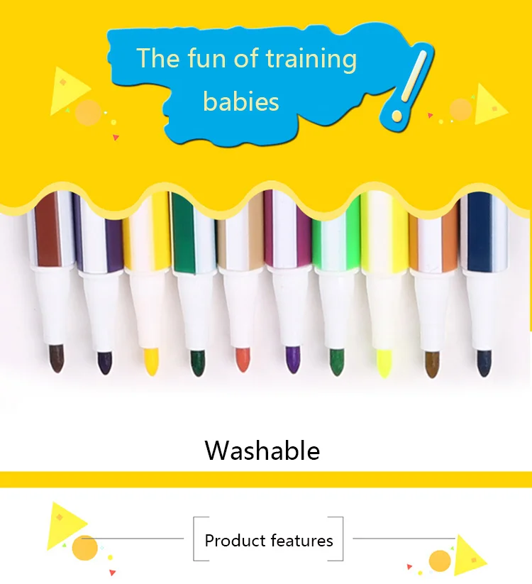 Truecolor большой емкости 48 цветов стиль детей для смываемых рисунков фломастеры художественная живопись цветная ручка 2160