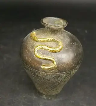 

China beautifully carved snake wine small ornaments