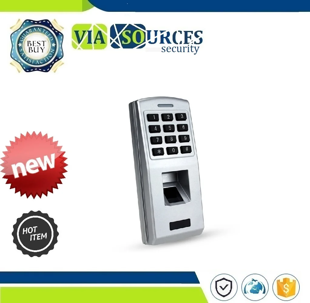 

Fingerprint Door Lock Time Attendance Waterproof Fingerprint Scanner Access Control Keypad Reader For Home Automation Security
