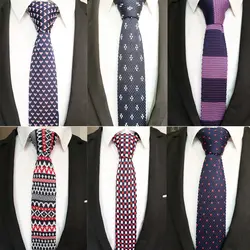 Унисекс вязать галстук 5,5 см широкий плоский жаккард вязать сердце бизнес ежедневный галстук