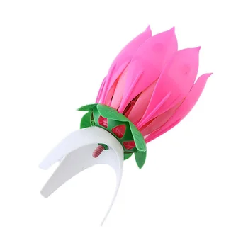 

Joy Singing Music Birthday Candle Monolayer Lotus Candle Flowering Music Candle _WK