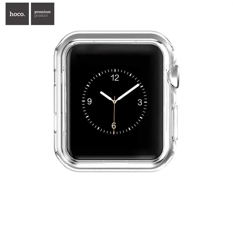 Оригинальный защитный чехол HOCO Прозрачный Силикон ТПЭ для Apple Watch Series 2 3 iWatch 42 мм 38