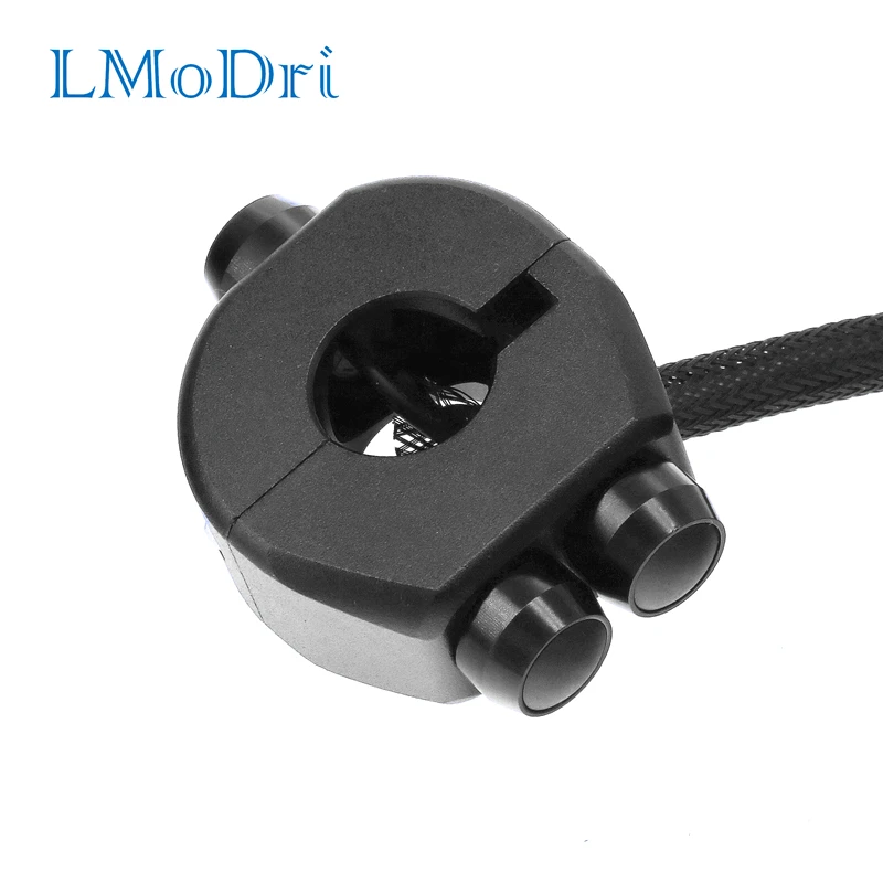 LMoDri 7/8 &quot22 мм мотоциклетный выключатель с ЧПУ без фиксации переключатель из