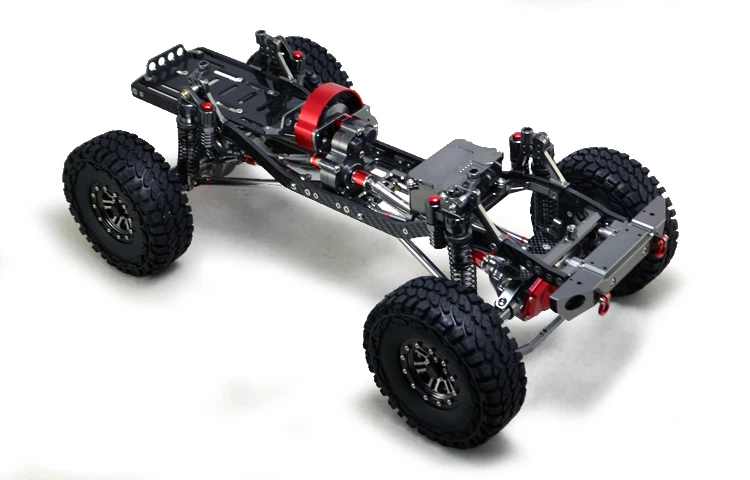 1/10 CNC алюминиевая и карбоновая рама осевая SCX10 шасси 313 мм Колесная база|axial scx10|cnc