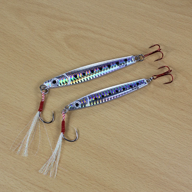 

40g/60g lead fish lures fishing boat fishing hook bait bionic deep-sea fishing tackle