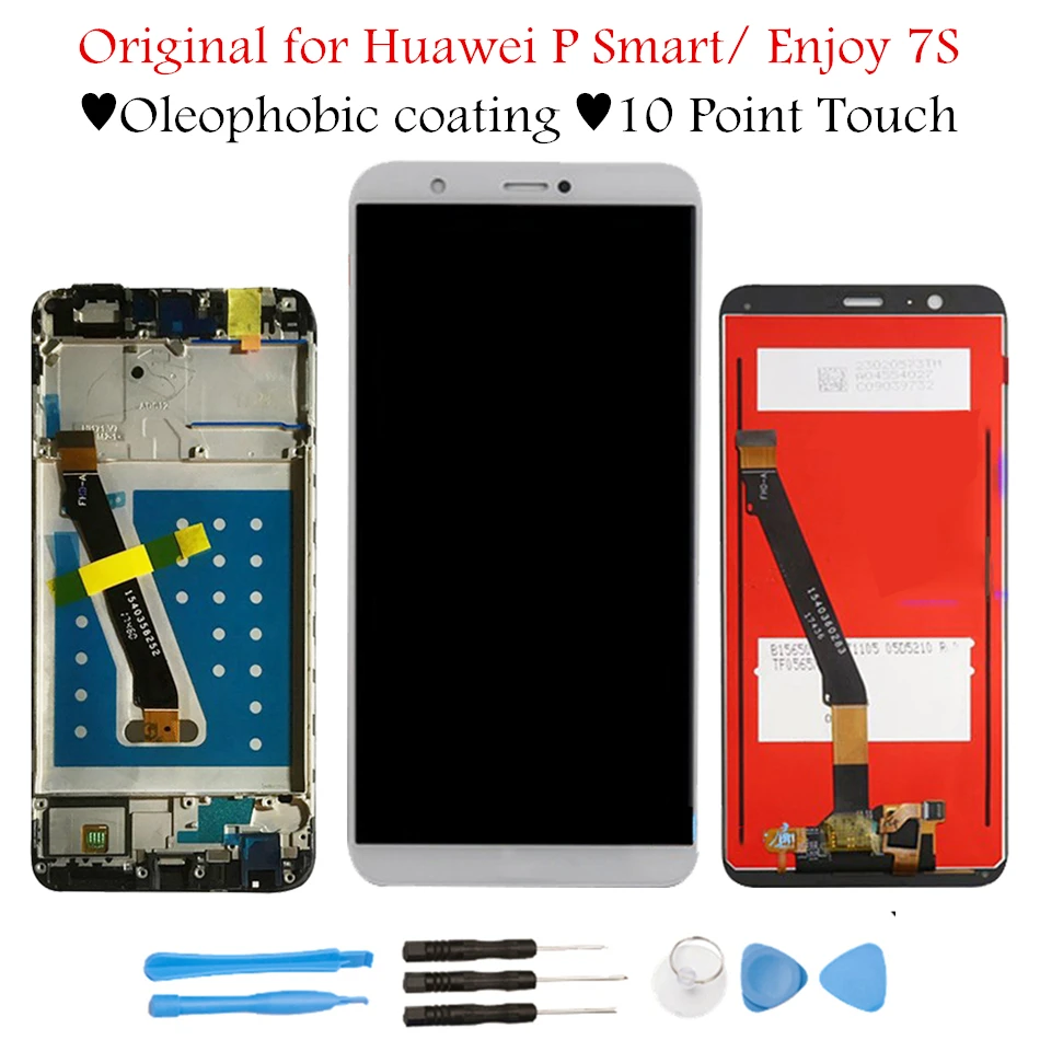 

Original for Huawei P Smart/ Enjoy 7S LCD Display with Frame Digitizer Assembly Touch Screen LCD TouchScreen Repair Part