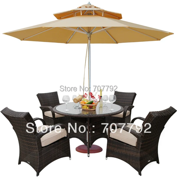 5 шт обеденный стол с 4 стульями|patio furniture|wicker patio furniturewicker |