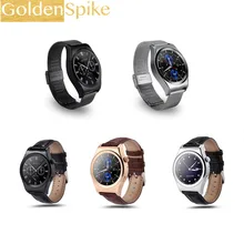 GoldenSpike Smartwatch Relógio Wearable Dispositivos X10 1.30 “polegadas OGS Tela 128 M + 64 M Do Bluetooth Android Eletrônica Inteligente relógios