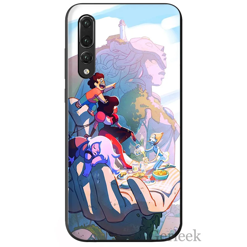 Мобильный телефон с мультяшным Стивеном Вселенная чехол для Huawei P Smart P30 P8 P9 P10 P20 Lite