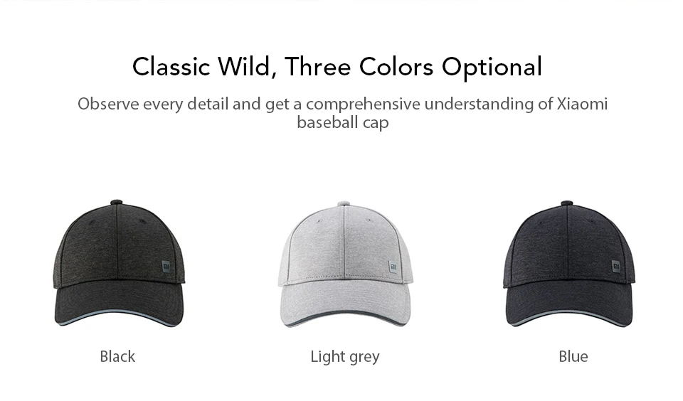 Xiaomi Youpin Trendy Solid Color Reflective Baseball Mi Cap Hat Sweat Absorption Reflective Snapback Hip Hop For Men and Women (2)