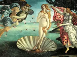 Рождение Венеры Botticelli картина шелковый художественный плакат украшения спальни 3899