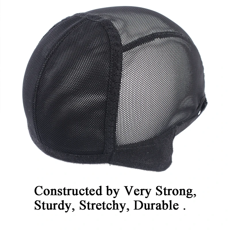 Breathable Mesh Dome Wig Cap For Making Wig Snood Stretchy Wig Cap Black Breathable Mesh Dome Wig Cap For Making Wig Snood Stretchy Wig Cap Black