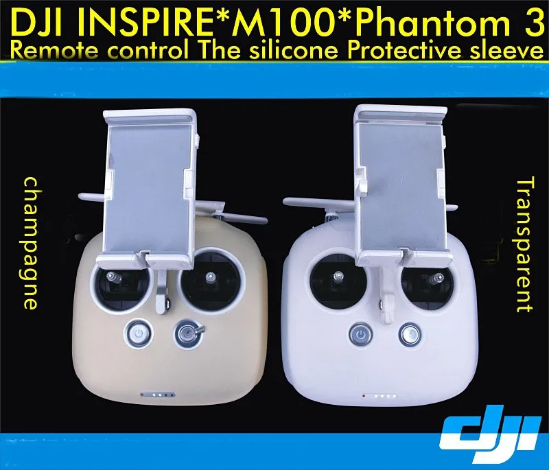 Transparent Radio Control Silicone Gel Cover Case Fr DJI Phantom 3 PRO Inpsire 1