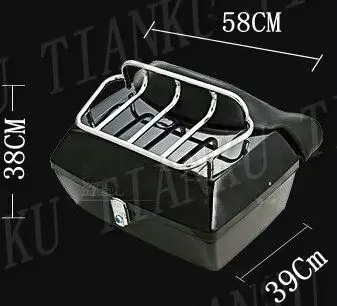 Задний короб для багажника мотоцикла багажная стойка спинка с стоп сигналом Kawasaki