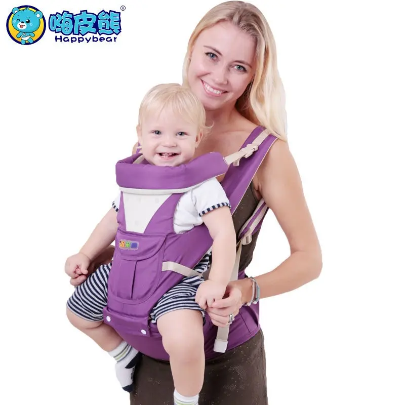 

HappyBear baby carrier wrap Hip seat travel Backpack Ergonomic 5 in 1 Multifunctional Baby Slings waist stool kangaroo for baby