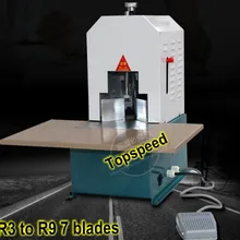 Большой электрический стек бумаги угловой резак круглый станок R3 до R9 7 лезвия Сменные