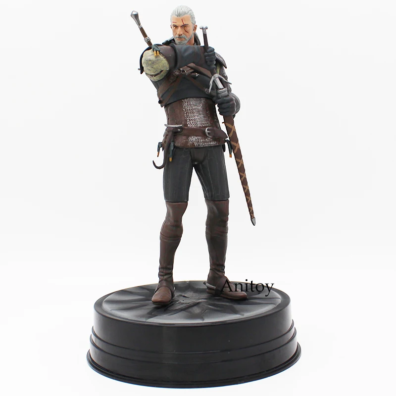 

3 Wild Hunt Geralt of rivia PVC Action Collective Figure Model Toy With retail box 20.5cm