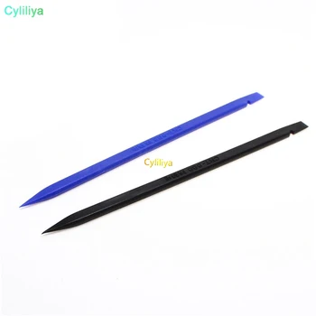 

500pcs Black / Blue 15CM Antistatic Plastic Flat Cable Pry Tool Spudger Bar Crowbar Repair Prying Tools for iPhone Android