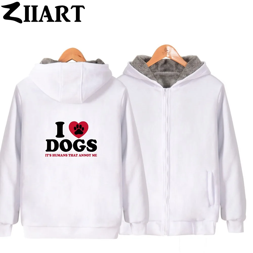 Одежда для влюбленных собак с принтом I love dogs it's humans annoy me одежда пар мужская на