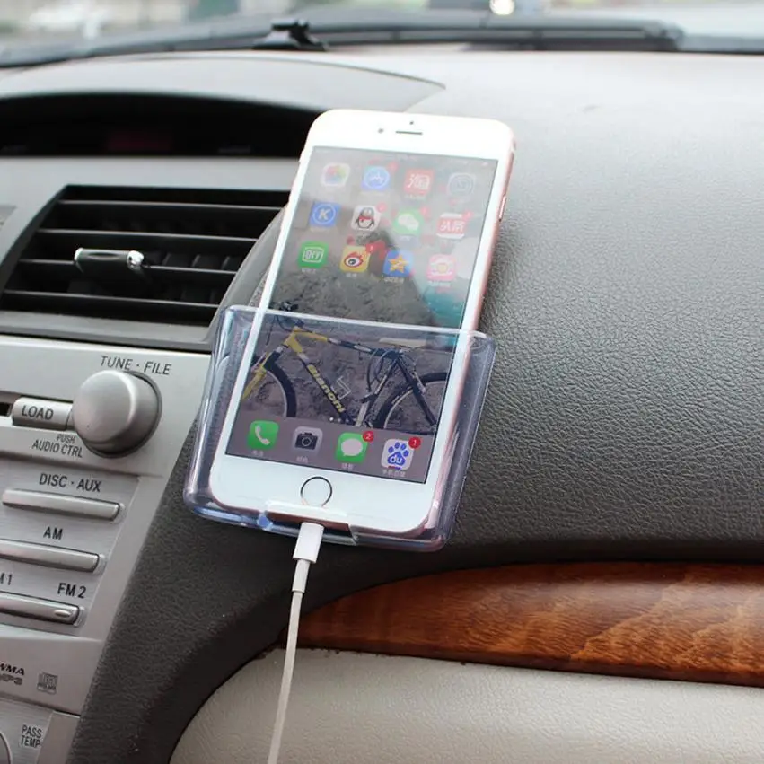

New Arrival Universal Car Auto Accessories Organizer Storage Bag Box Transparent Holder no1