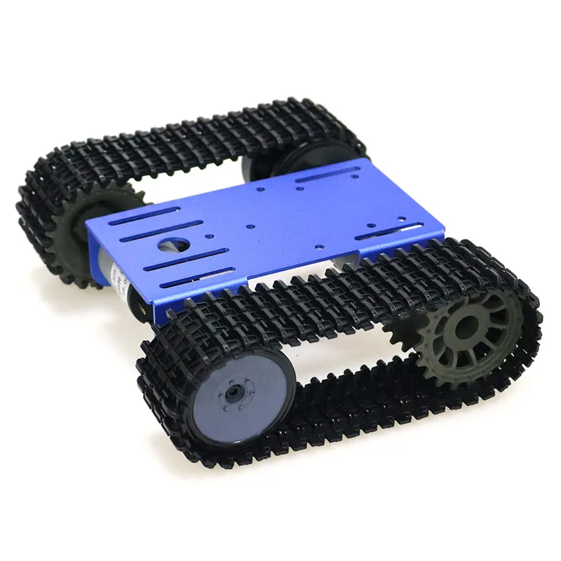 mini TP101 Smart Tank Chassis Tracked Chassis Remote Control Platform with Dual DC Motor for Arduino DOIT 2018 New Arrival