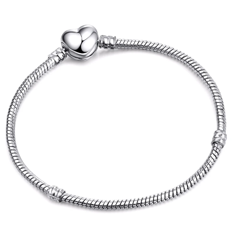 CUTEECO, европейский стиль, 925, уникальные серебряные браслеты с подвесками, сделай сам, хрустальные бусины, брендовые браслеты и браслеты для женщин, ювелирное изделие, подарок
