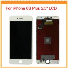 For iPhone 6S plus LCD Display With 3D Touch Screen Digitizer Assembly Black/White Colors +Tools Free Shipping