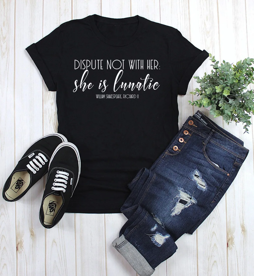 Gifts for Feminists Feminist Shirts Unisex Shakespeare Shirt Look Like the Innocent Flower But Be The Serpent Under It Lady Macbeth