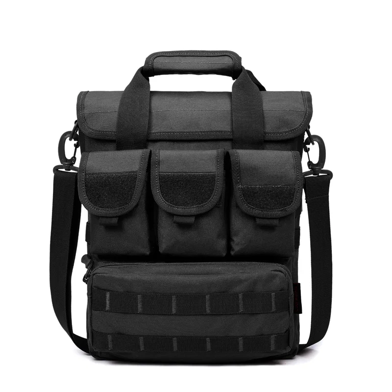 Спорт на открытом воздухе Для мужчин Тактический удобный Сумки один сумка для Пеший Туризм Кемпинг Военная Униформа тактический рюкзак дропшиппинг - Цвет: Black
