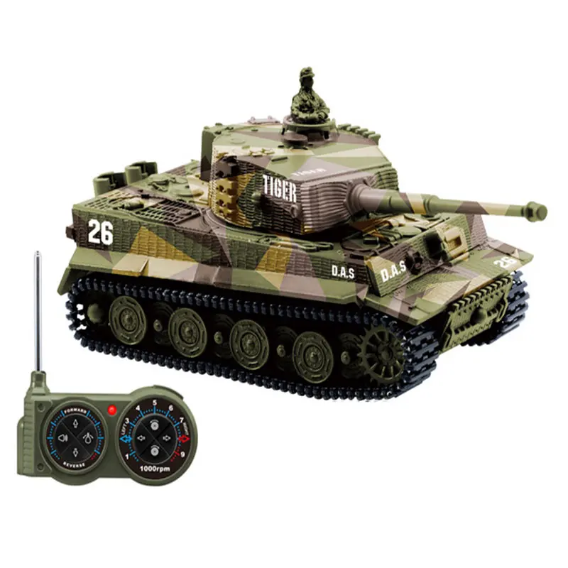 1/72 RC Tank Toy 2117 8-channel Mini Remote Control Rc Tank Car Track Drive Tanker Toy for Children Xmas Gift