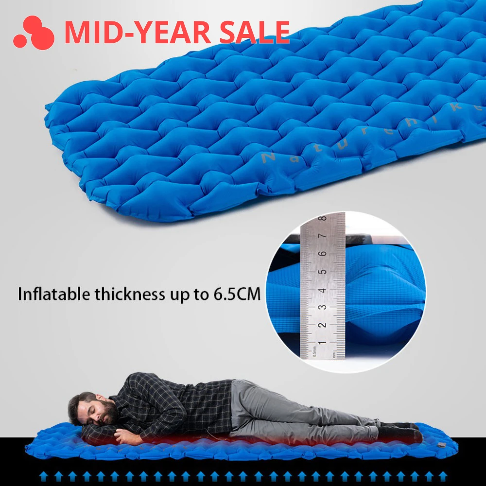 Super Light 420g Camping Inflating Mattress Portable Air Bed Beach Mat Hiking Backng Folding Sleeping Aliexpress Super Light 420g Camping Inflating