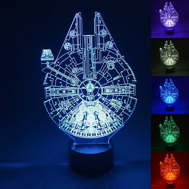 Us 35 45 Eeg Lighting Star Wars Led Night Light Novelty Lights Usb Lamp Glowing Child S Gift Home Decoration Party On Aliexpress