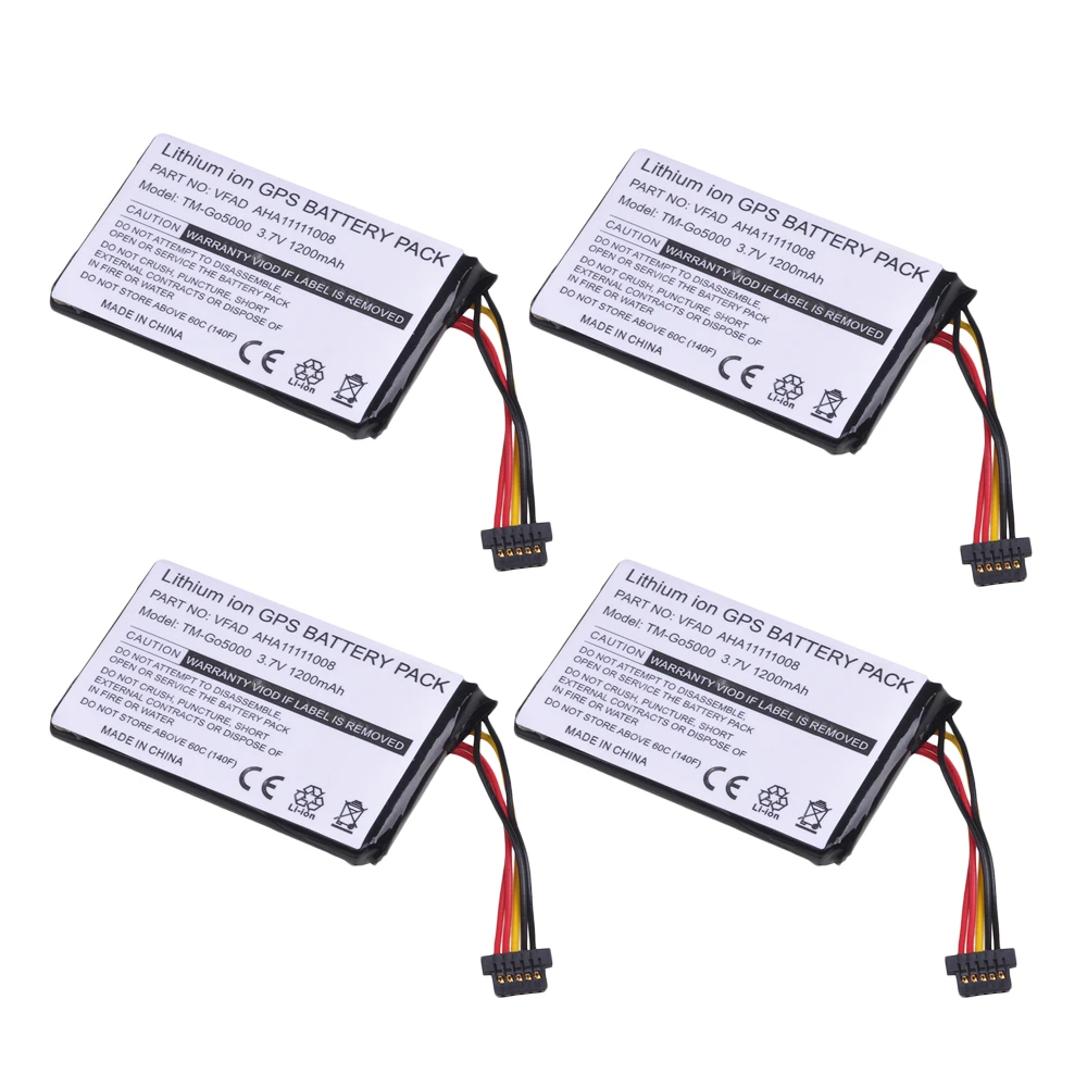 1200mAh 4pcs 3.7V AHA11111008 VFAD GPS Battery TomTom 4FL50 Go 5000 GO 5100 Go 6000 GO 6100 PRO TRUCK 525 Battery|Digital Batteries| - AliExpress