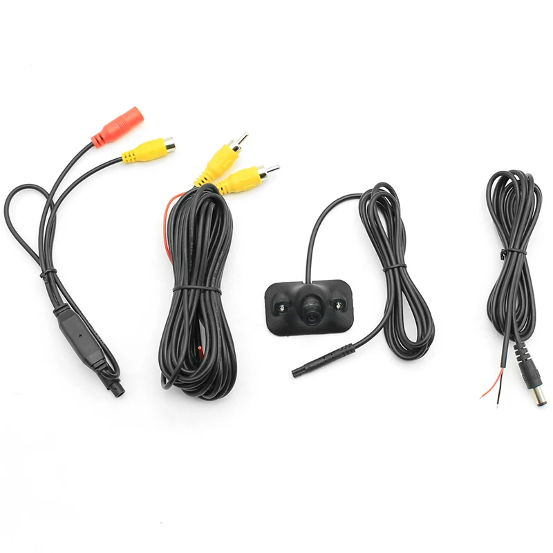 Câmera de visão traseira dianteira universal para carro com visão noturna grande angular à prova d'água para veículos automotivos 19