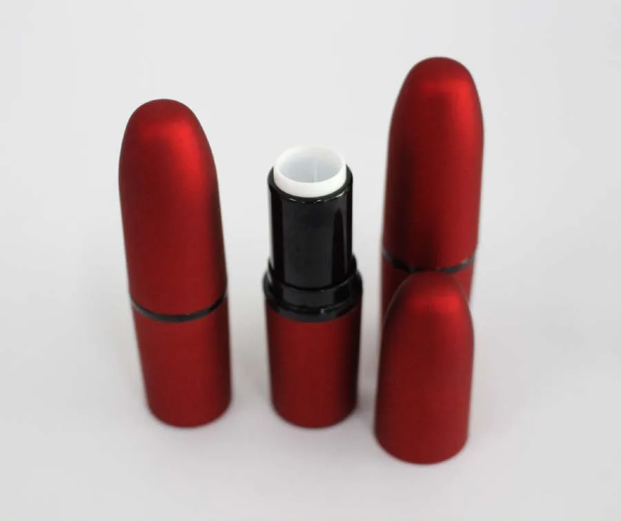 50pcs red empty bullet lipstick tube empty bullet lipstick gloss container,DIY bullet shape