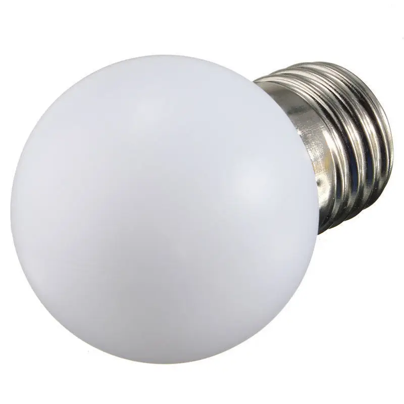 AC220V Input Voltage E27 Base Type 3W Power Energy Saving Long Life Span LED Light Bulb for Home Bar TV Garden Use White