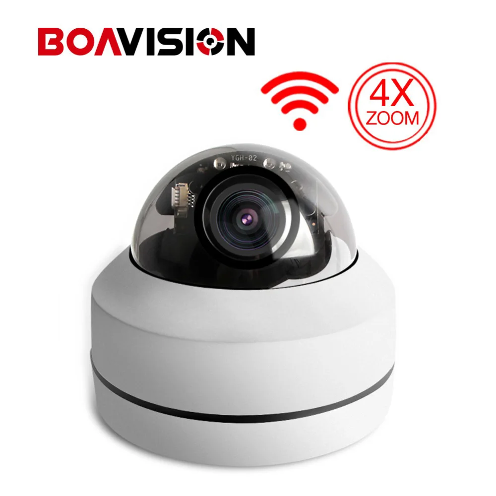 Pan/Tilt 4X Zoom 2.0MP Security Wifi Camera Dome Outdoor ...